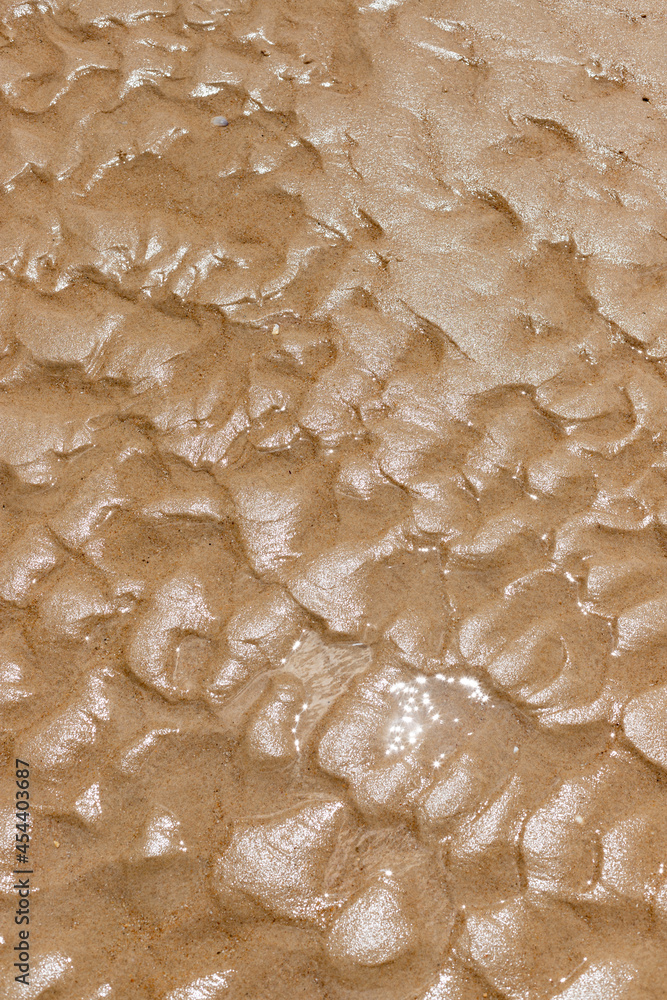 Wet sand texture, Cacela Velha, Algarve Wet sand texture, Cacela Velha, Algarve