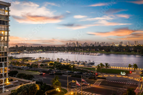 Coronado Beach and downtown San Diego views from Coronado Shores condos
