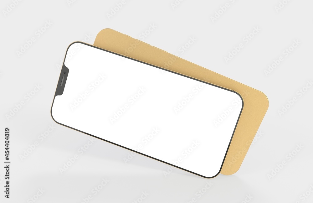 Smartphone frame less blank screen. Mockup generic device. Smartphone frame less blank screen. Mockup generic device.