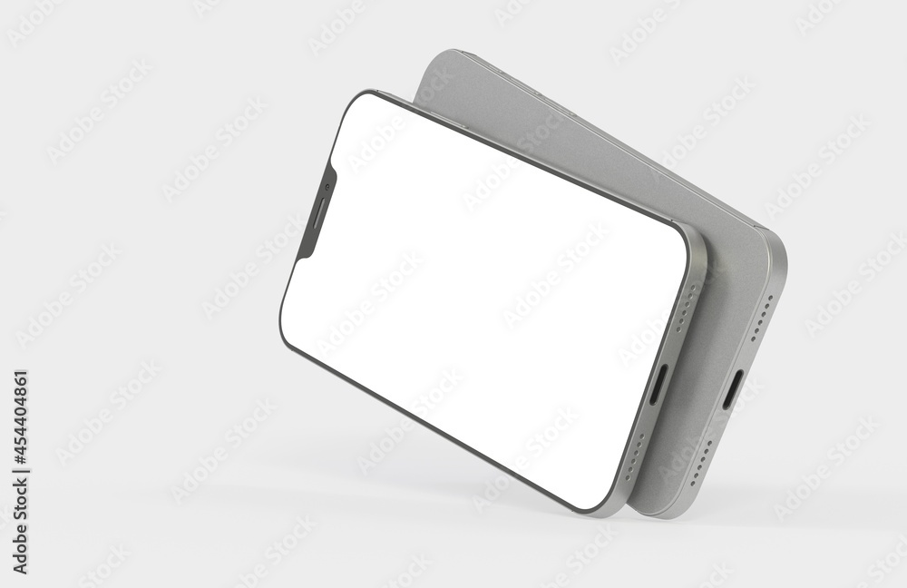 3d render illustration hand holding the white smartphone 3d render illustration hand holding the white smartphone