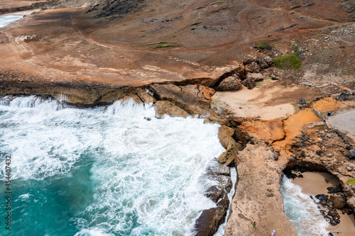 The Natural Bridge in Arikok National Park, Aruba, Oranjestad photo