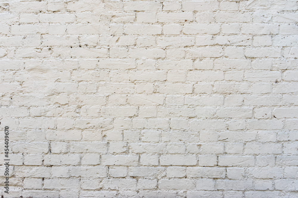 Obraz premium White brick wall background