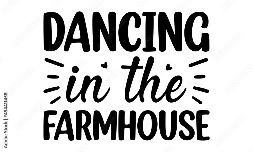 Dancing in the Farmhouse, Pig head silhouette, good for farm or restaurant badge, Vector roughen style isolated on white background, labels and design shops and your business