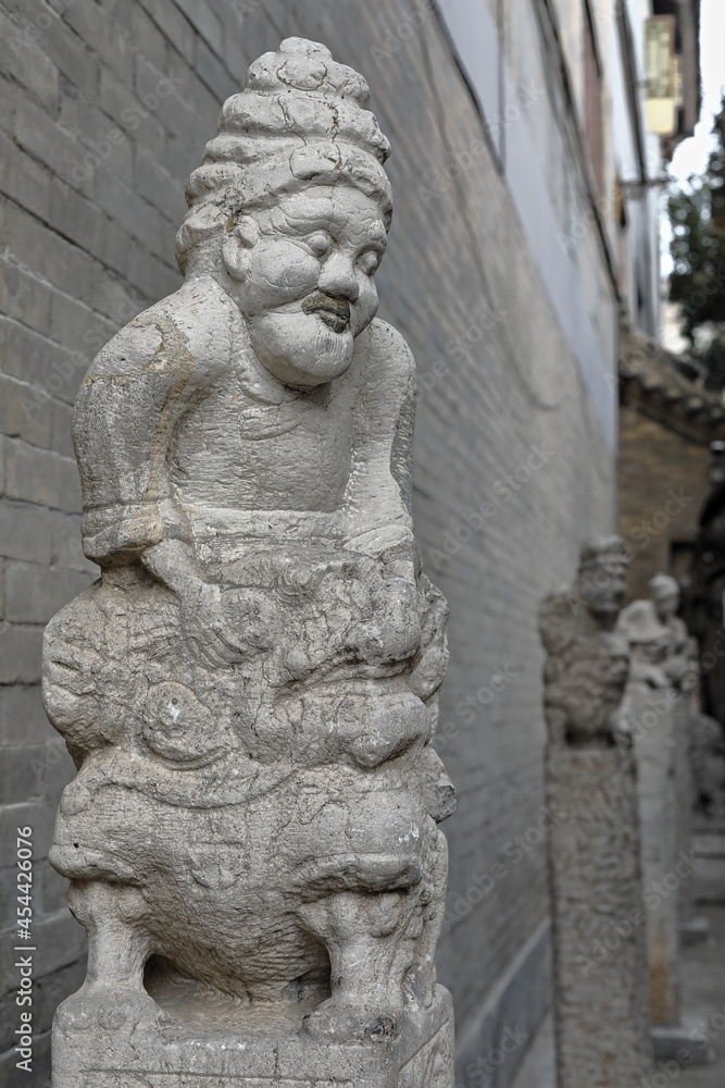 Kui Xing or K'uei Hsing-Chinese god of examinations-Shuyuanmen Culture Street-Xi'an-China-1550