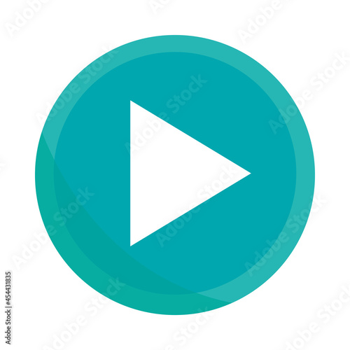 player button round