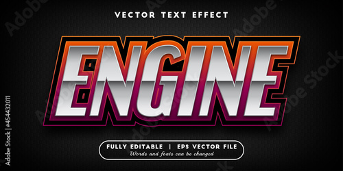 Text effects 3d engine, editable text style