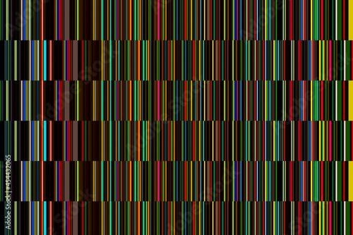 Geometric digital design of multicolored stripes and lines 