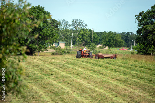 It's time to make the hay. It is summer and it is dry and that is the prime time for farmers to climb on their tractors and begin the hay baling process.