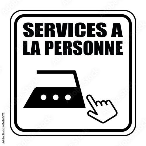 Logo services à la personne.
