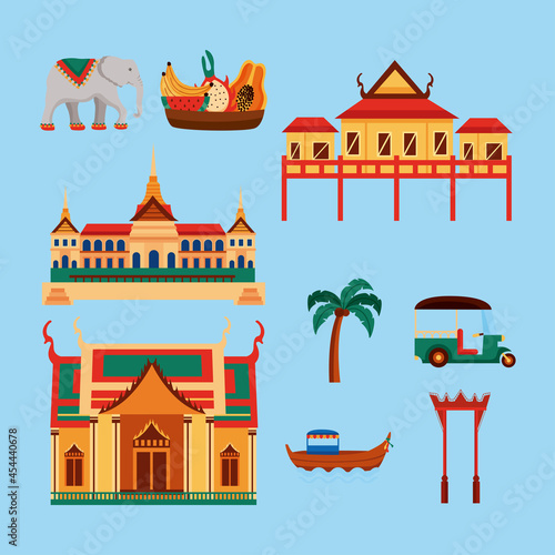 thailand traditional icons