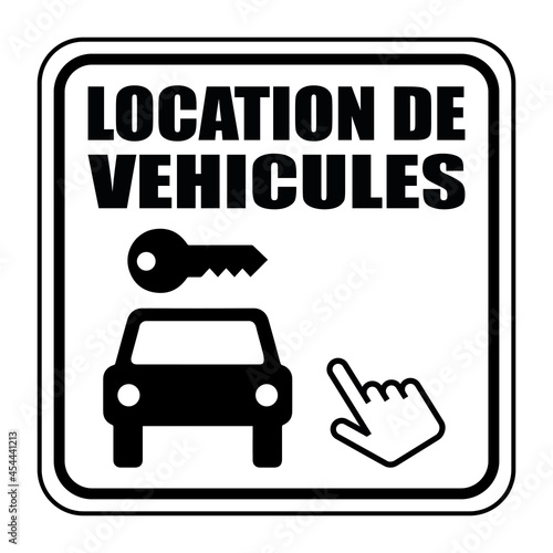Logo location de véhicules.