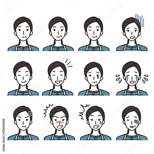 主婦の色々な表情
