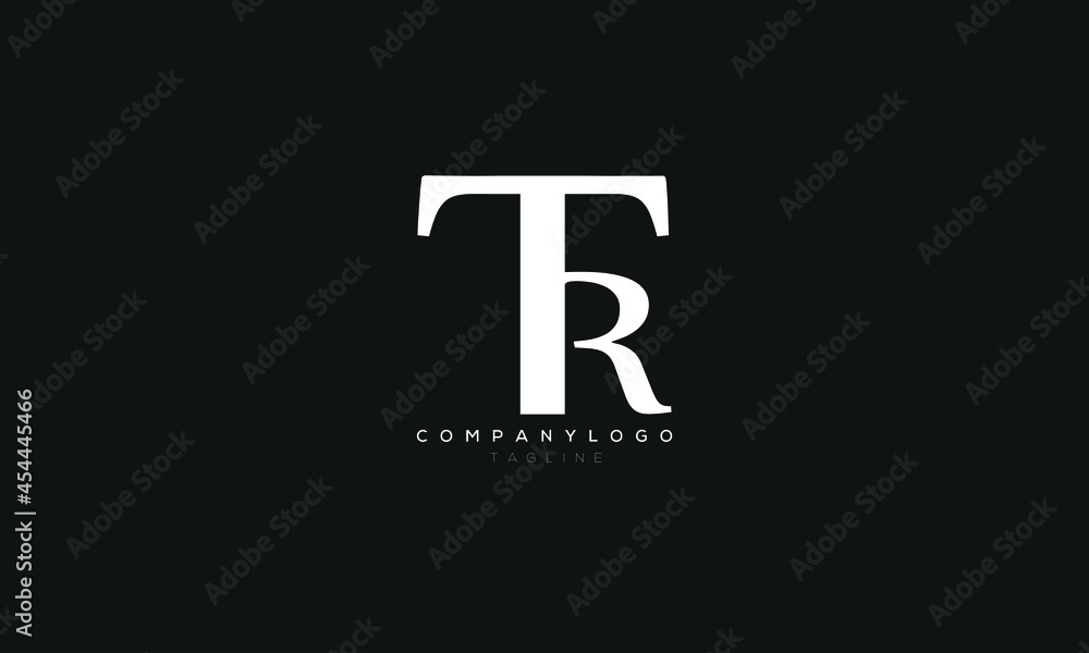 TR, RT, Abstract initial monogram letter alphabet logo design TR, RT, Abstract initial monogram letter alphabet logo design