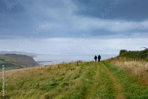 Dorset Coastline and hills on English south coast  © DRPL