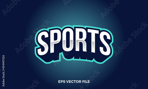 Simple Text  Esport And Sport Logo
