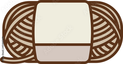 Illustration of a brown woolen front