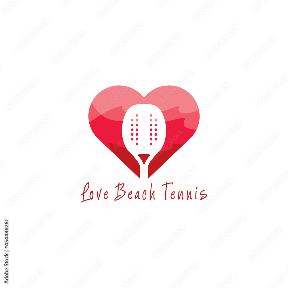 Logo template for beach tennis. Logo template for beach tennis.