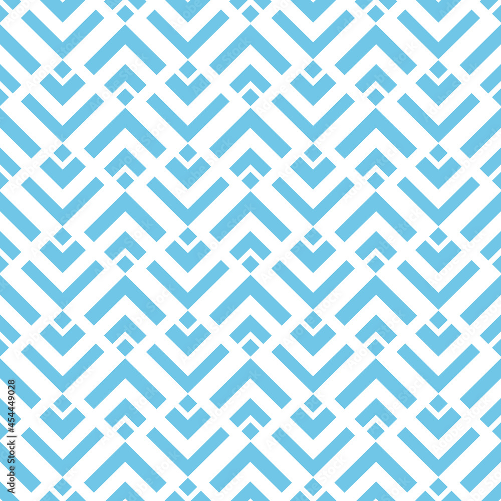Blue geometric seamless pattern. Vector illustration. Blue geometric seamless pattern. Vector illustration.
