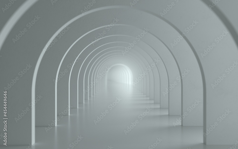 White clean product podium 3d illustration White clean product podium 3d illustration