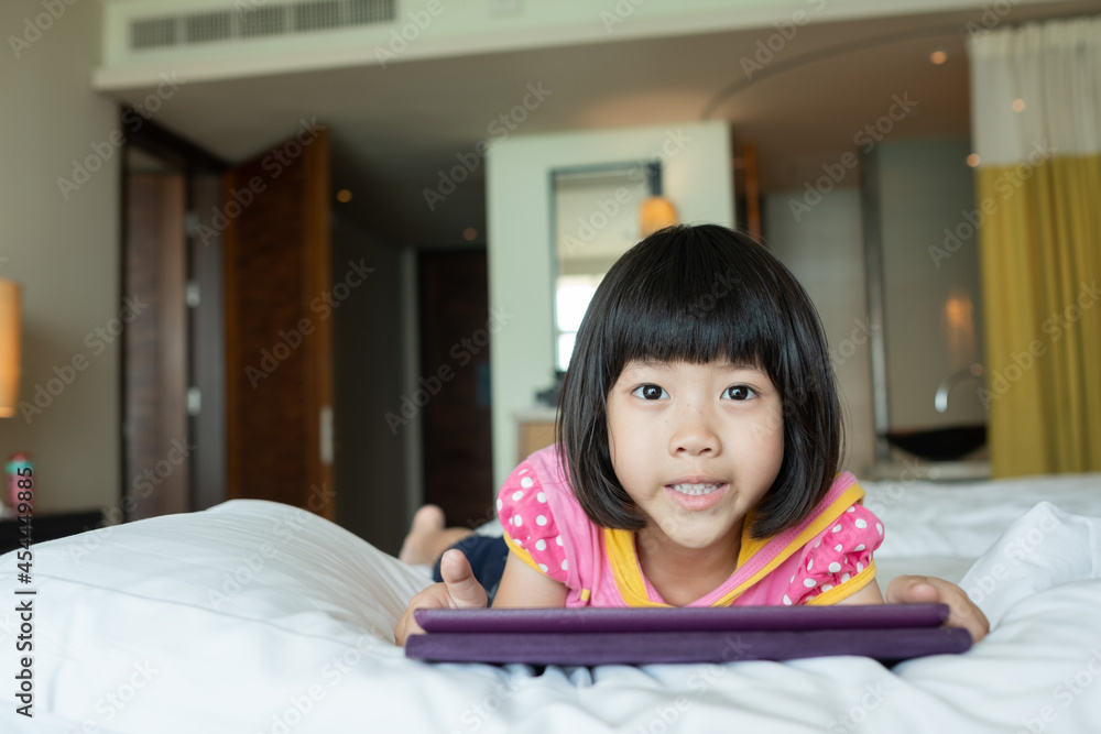 kid watching tablet, child addicted cartoon kid watching tablet, child addicted cartoon
