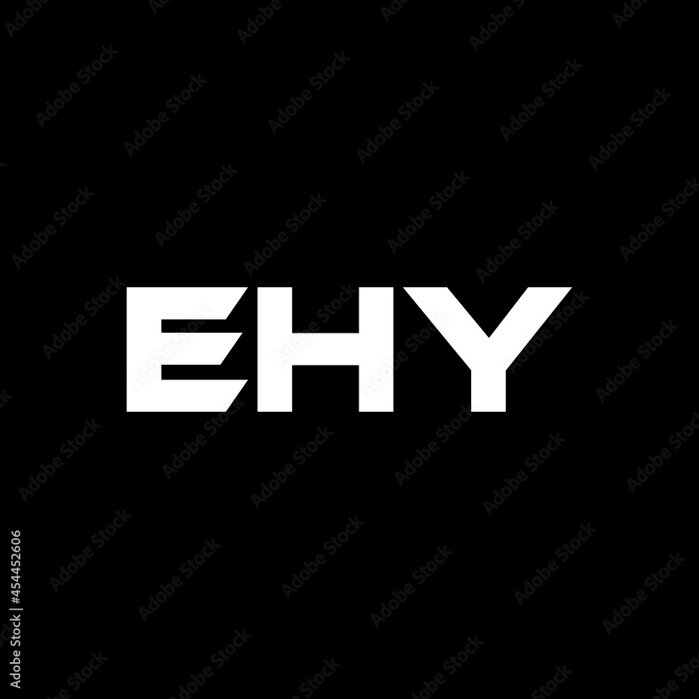 EHY letter logo design with black background in illustrator, vector logo modern alphabet font overlap style. calligraphy designs for logo, Poster, Invitation, etc. EHY letter logo design with black background in illustrator, vector logo modern alphabet font overlap style. calligraphy designs for logo, Poster, Invitation, etc.