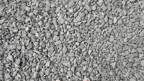 Obraz na płótnie The texture of gray stones. Road surface. Minerals. w salonie