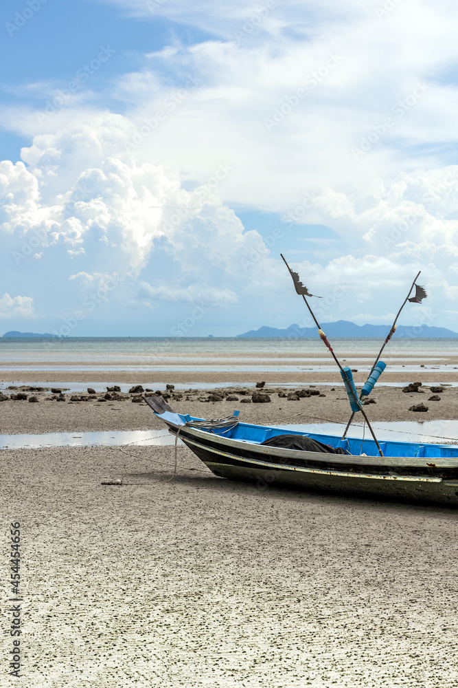 fishing boat on the beach fishing boat on the beach