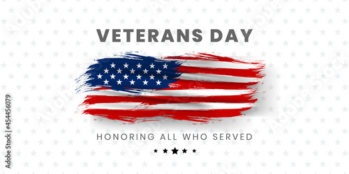 Fotobehang Veterans day poster