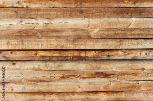 A horizontal wooden planks close-up, natural background and texture.