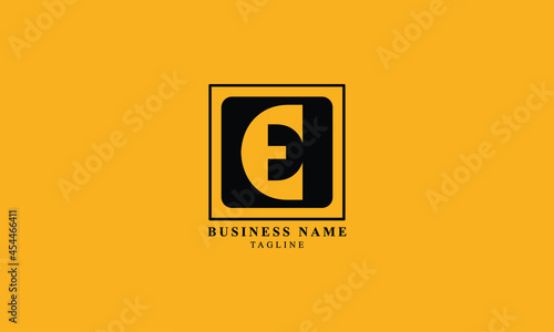 ED, DE, Abstract initial monogram letter alphabet logo design