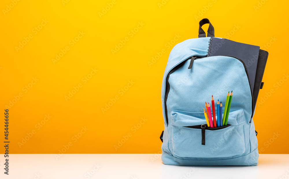 Premium Vector | School bag sale social media post banner design template