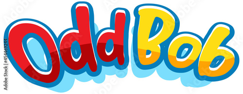Odd Bob logo font design