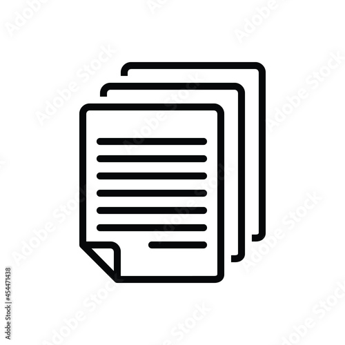 Black line icon for page © WEBTECHOPS