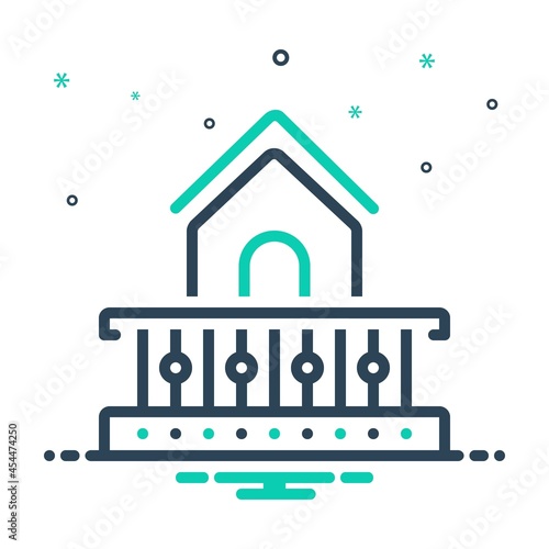 Mix icon for porch