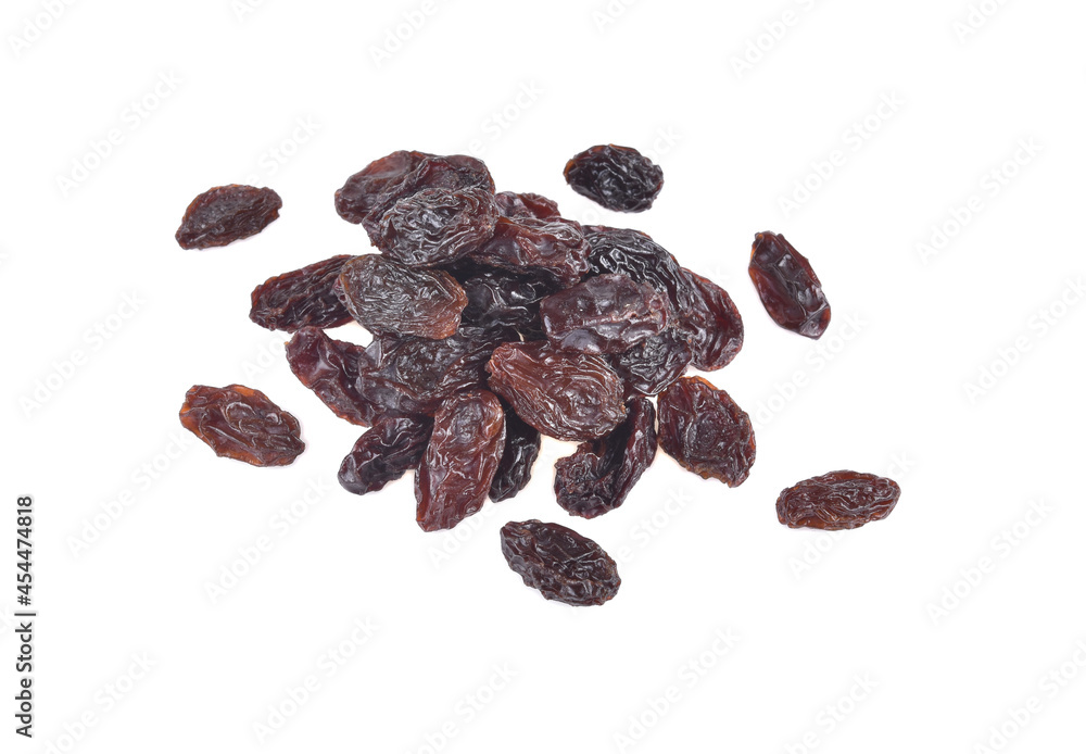 Obraz premium Rasins isolated on white backround