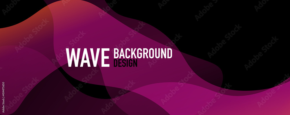 Abstract background - shiny fluid gradients and overlapping waves. Vector Illustration For Wallpaper, Banner, Background, Landing Page Abstract background - shiny fluid gradients and overlapping waves. Vector Illustration For Wallpaper, Banner, Background, Landing Page