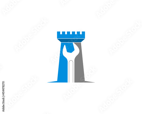 Fortress with wrench repair in the middle