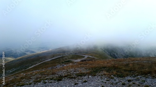 Fog over the mountain Bjelasnica  Bosnia and Herzegovina