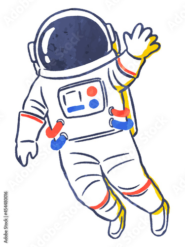 handwriting illustration of space and planets