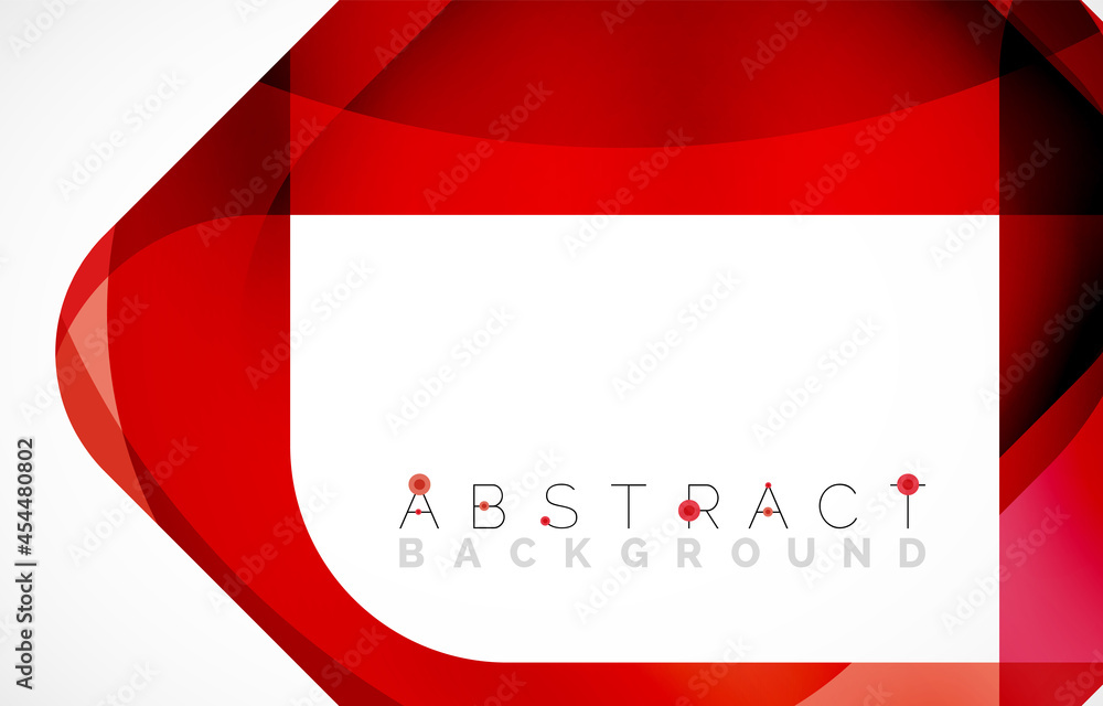 Minimal background. Abstract square shape with round corners created with wavy forms. Vector Illustration For Wallpaper, Banner, Background, Landing Page Minimal background. Abstract square shape with round corners created with wavy forms. Vector Illustration For Wallpaper, Banner, Background, Landing Page