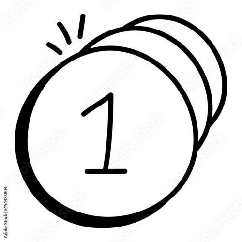 Number Coins 

