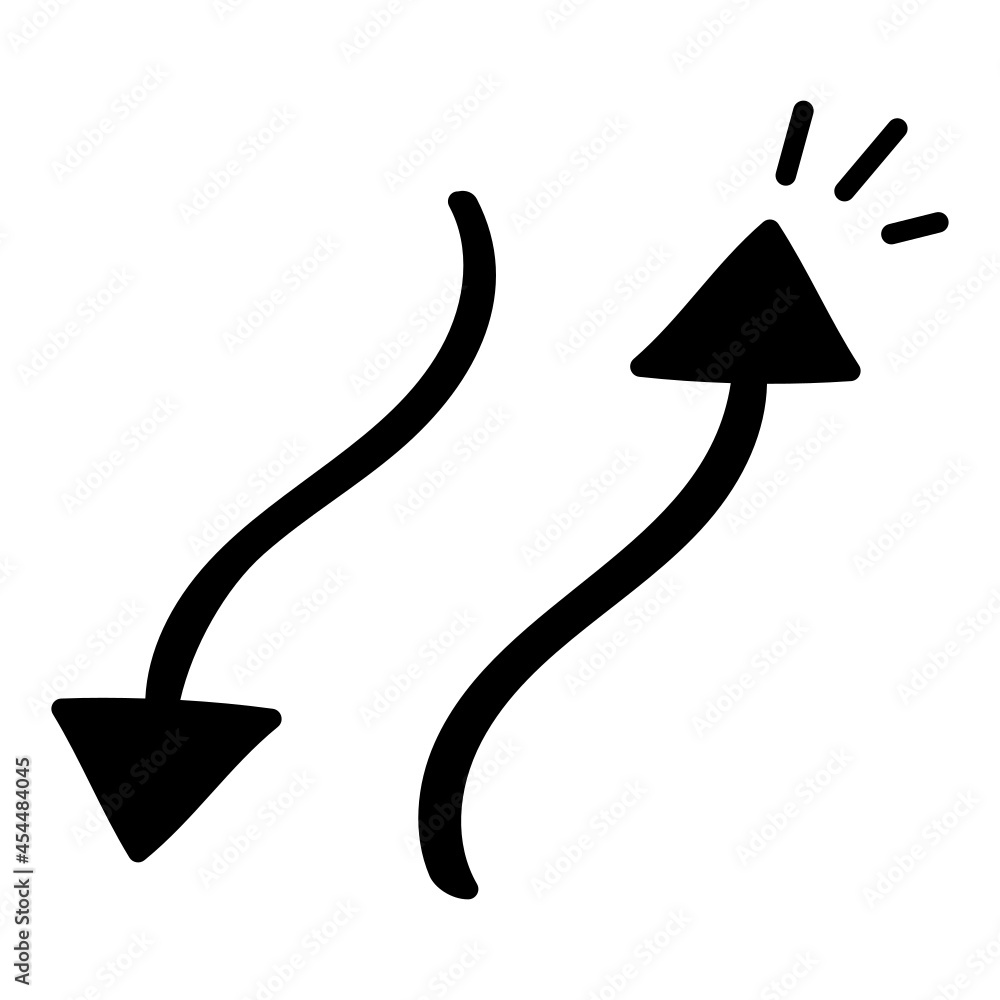 Directional Arrows Stock Vector | Adobe Stock