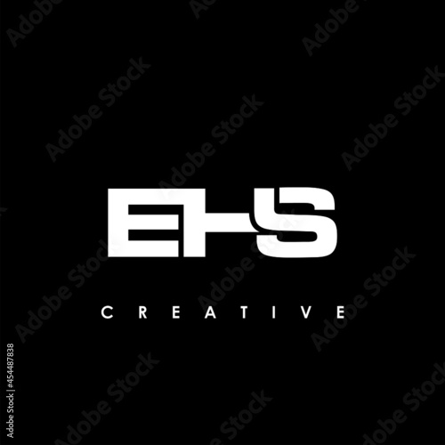 EHS Letter Initial Logo Design Template Vector Illustration photo