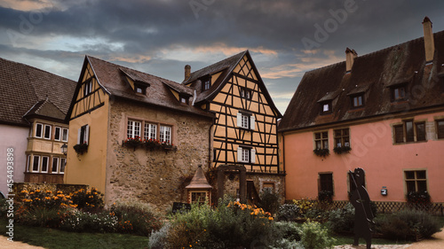 Old half-timbered building in Turckheim, France