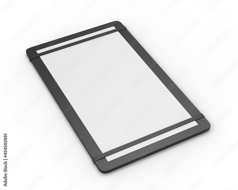 Black rubber elastic band wood menu board for mockup and branding template, 3d render illustration. Black rubber elastic band wood menu board for mockup and branding template, 3d render illustration.