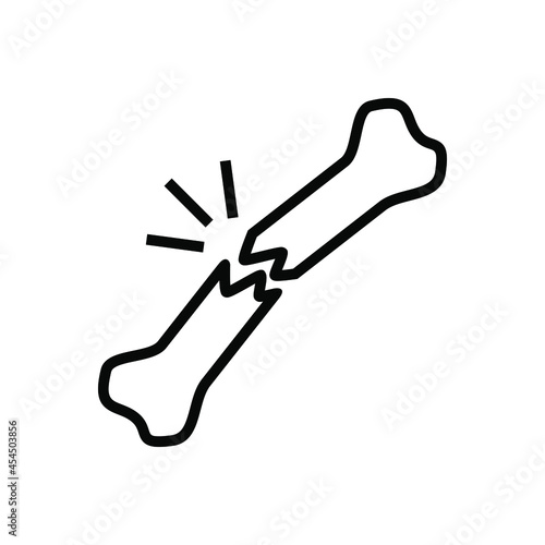 Broken bone icon