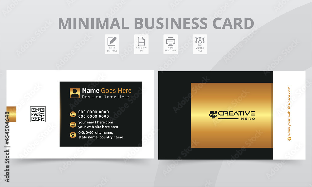 Luxury style business card ready to print stationery design. Clean modern elegant personal visiting cards print templates with company logo & photo. Luxury style business card ready to print stationery design. Clean modern elegant personal visiting cards print templates with company logo & photo.