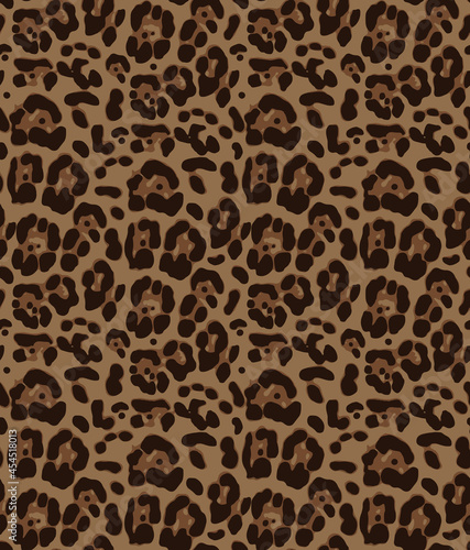 Leopard skin pattern design elegance for print