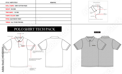 polo shirt tech pack
