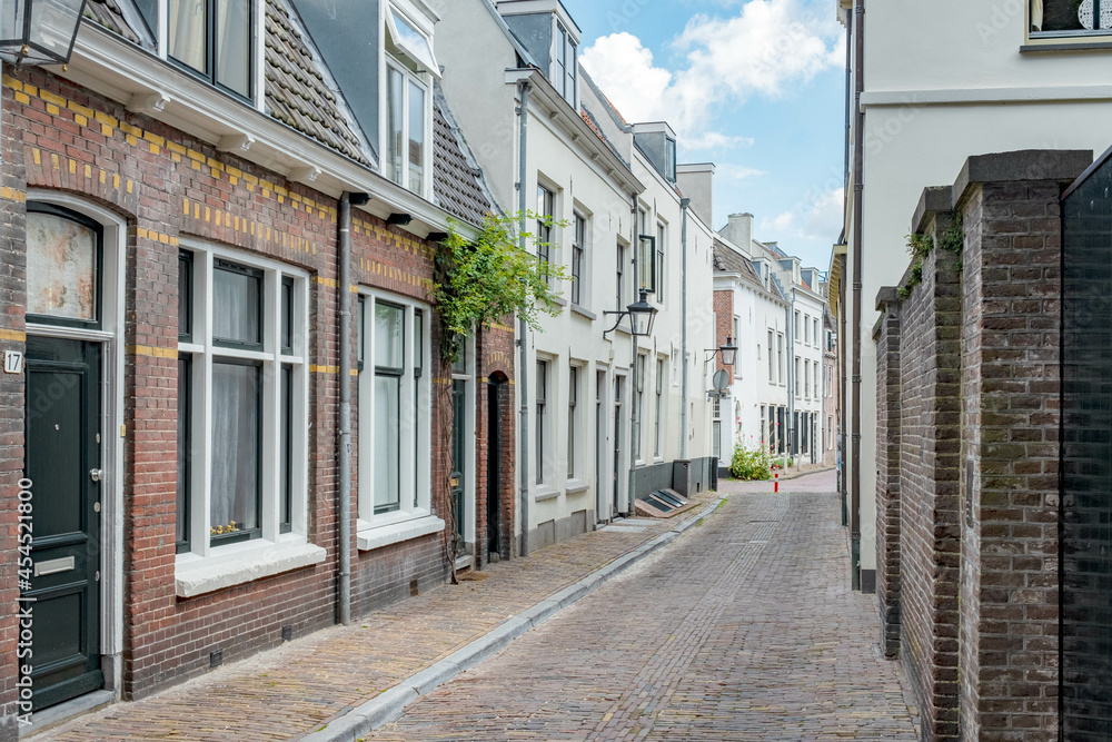 Fototapeta premium Street in the city center of Utrecht, Utrecht Province, The Netherlands